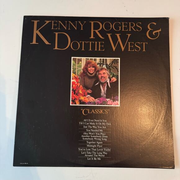 United Artists Records Other - Kenny Rogers & Dottie West – Classics 1979 Vintage Vinyl Record UA-LA-946-H